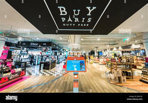 paris airport duty free shop.